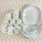Vintage Corelle Morning Blue Dinnerware - by the piece