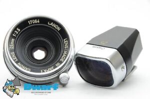 Canon 25mm F3.5 L mount lens with finder
