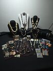 Mixed vintage gold tone  jewelry lot estate, matching sets