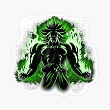 Cool Green Broly Sticker Decal Vinyl For Car, Truck Sticker 5 Inch