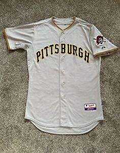New ListingMLB 2010s Majestic Authentic Cool Base Pittsburgh Pirates Road Jersey 44 Large L