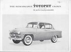 1958 Toyopet (Toyota) Crown car leaflet (RS generation Crown, U.S. market)