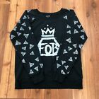 Fall Out Boy Black Long Sleeve Logo Graphic Regular T-Shirt Adults Size L