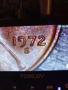 1972 S Lincoln Memorial Cent/Penny Double Die Obverse, Error