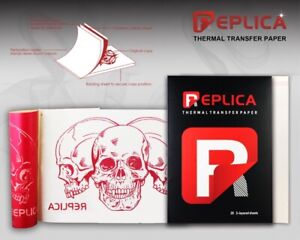 REPLICA Red Tattoo Thermal Stencil Transfer Paper 20 sheets for Copier Printer