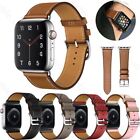 Man Woman Leather Band Strap For Apple Watch Series 8 7 6 5 4 3 SE 40/42/44/45mm