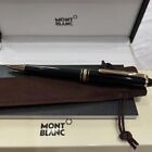 New Montblanc Meisterstuck 164 Black and Gold Ballpoint Pen Germany - Authentic