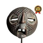 New ListingAfrican Round Chiseled African Gyename Mask Art Hand Carved Home Décor-874