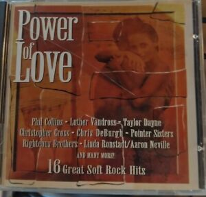 Power of Love CD  16 Great Soft Rock Hits Phil Collins Luther Vandross +
