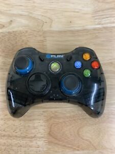 @Play Gaming Wired Controller For XBox 360 Smoke Clear Black GS-037-032 No Cable