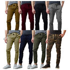 Men’s Slim-Fit Fashionable Twill Jogger Pants (Sizes: S-2XL) NEW FREE SHIPPING
