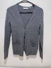 Equipment Femme Cashmere Cardigan Sweater Gray Size XS