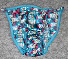 Joe Boxer Logo Panties NWOT Vintage Satin Side String Bikini Panties Size 5