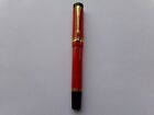 New ListingPARKER Duofold CENTENNIAL Orange and Gold Fountain Pen 18K  nib