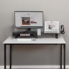 Dual Monitor Riser Stand for 2 Monitors; Extra Long; Desk & Table Top Organis...