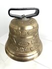 Vintage Swiss Brass Cowbell Alb Gusset Uetendorf 3138 4.5”H