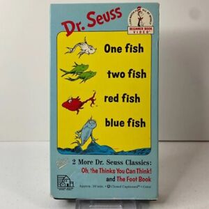 Dr. Seuss - One Fish Two Fish Red Fish Blue Fish (VHS, 1994)