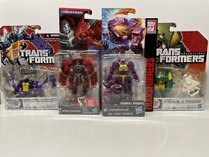 Transformers Mini Bots Lot, Cosmos, Shrapnel, Groove, Windcharger