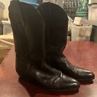 Men’s Black Leather Boots - Size 13