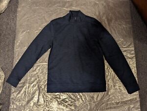 Ike Behar Sweater navy night htr style # ibm183kf05 blue medium msrp $95 winter