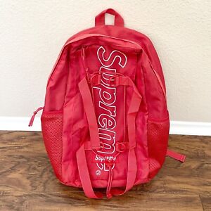 Supreme Red Backpack 17”x15” Preowned READ