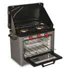 New Camp Chef Deluxe Outdoor Camp Oven 2 Stove Top Burners 250-400°F Heating