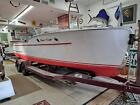 New Listing1946 Chris Craft Express Cruiser  0 Miles Red and White