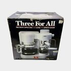 Salton Three For All Coffee Espresso Cappuccino Maker EX-20WHT NEW IN BOX