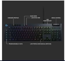 Logitech G815 RGB Mechanical Gaming Keyboard - Black