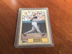 1987 Topps Barry Bonds Rookie #320 Pittsburgh Pirates