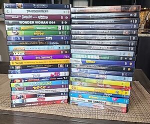 Lot of 43 Kids Childrens Family DVDs Top Titles! ET Scooby Transformers Lot # 1