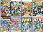 FULL RUN Lot of 8 MARVEL Comics WORLDS UNKNOWN #1-8 1973 Classics Sci Fi Horror