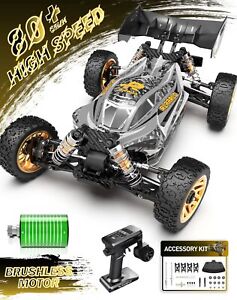 RIAARIO 1:14 RTR Brushless Fast RC Cars for Adults, Max 63mph Hobby RC Truck,...