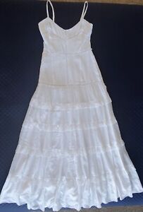 Bebe Women's Maxi Dress, Size XS, Color White