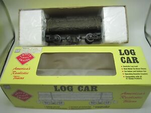 Lot of 4 Aristo Craft Trains Log Car #1 Gauge ART-86500 With Box Unused