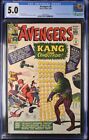 Avengers 8 CGC 5.0 1st Appearance Kang the Conqueror 1964