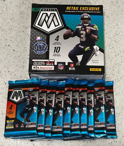 2021 Panini Mosaic NFL Football Pack of Trading Cards From a Mega Box