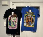 Lot Of 2 NEW Steven Rhodes Men’s Small Graphic T Shirt Goth Cyber Mall Skater