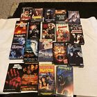 VHS Collection Builder Lot Of 19 Horror , Cult, Rare, Etc. Good Titles.