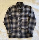 Filson Mackinaw Wool Cruiser Jacket Button Long Sleeve Ombre Grey Charcoal XS