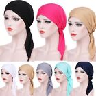 Women's Stretch Chemo Cap Cancer Hat Muslim Hair Scarf Hijab Head Wrap Turban