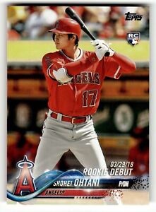 New Listing2018 Topps Update Rookie Debut #US285 Shohei Ohtani Rookie Card RC Dodgers