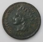 1866 Indian Head One Cent * Full Liberty * Amazing Details * Dark * 1318