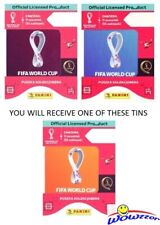 2022 Panini World Cup Qatar Sticker Sealed Collectors TIN-10 Packs! IMPORTED!