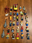 LEGO mini-figures mixed lot Vintage City People, Animals & Mini-Car 35 Pieces