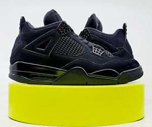 Size 9 - Jordan 4 Retro Mid Black Cat  CU1110-010  With Box