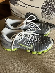 RARE 2005 Nike Shox TL Grey Green Sneakers Shoes Women's Size 8 311380 002