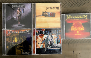 MEGADETH • 5 CD Lot • Extinction, Risk, System, Abominations, Greatest Hits