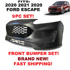 FITS 2020 2021 2022 FORD ESCAPE COMPLETE FRONT BUMPER COVER WITH GRILL FOG COVER (For: 2022 Ford Escape)