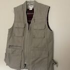 Vintage Women’s L.L. Bean Size M Quilted Flannel Lined  Fishing Vest